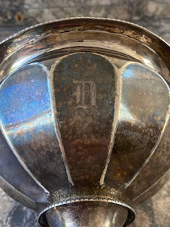 Antique c.1850 Ball Tompkins Black Marquand 7" Sterling Silver Waste Bowl