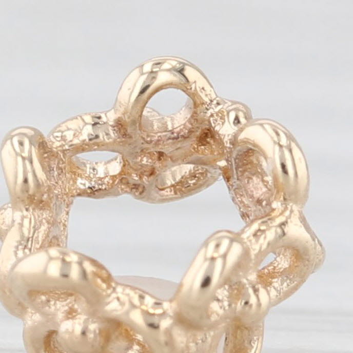 Authentic Pandora 750451 Trinity Spacer Charm 14k Gold Retired Bead