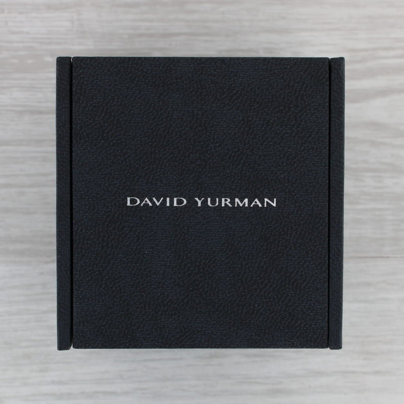 David Yurman Gold Cable Ring 18k Yellow Gold Size 5 Stackable Band Box Cloth