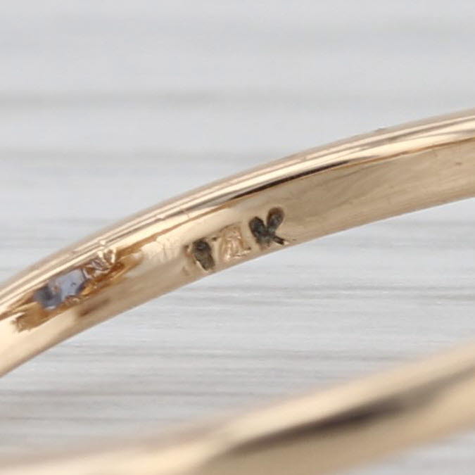 1.40ct Lab Created Blue Oval Sapphire Opal Halo Ring 14k Yellow Gold Size 7