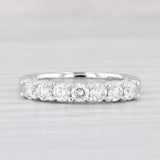 Light Gray New Art Carved 0.75ctw Diamond Wedding Band 14k White Gold Sz 6.5 Stackable Ring