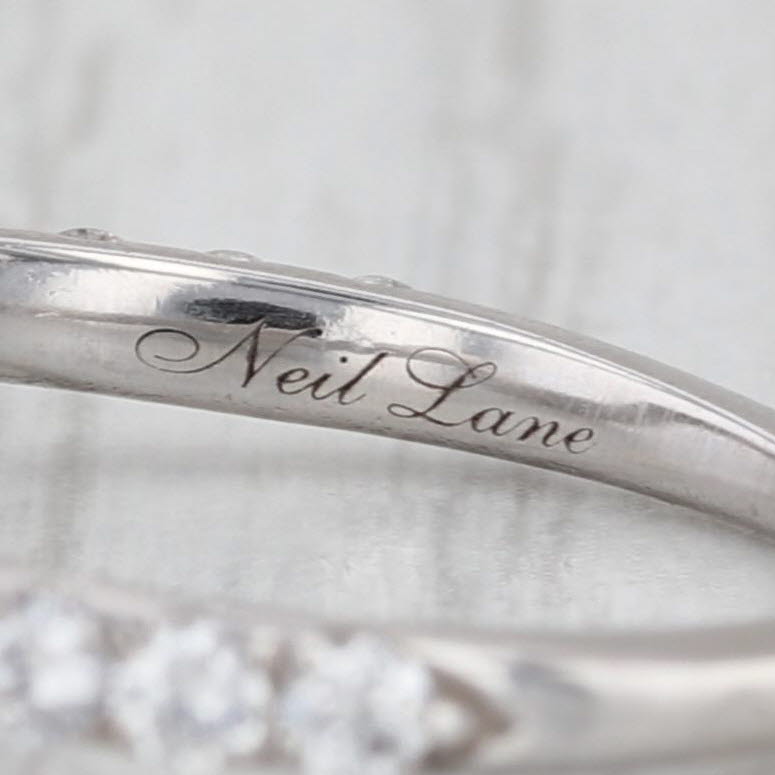 Neil Lane 0.50ctw Diamond Ring Guard Wedding Band 14k White Gold Size 6.25