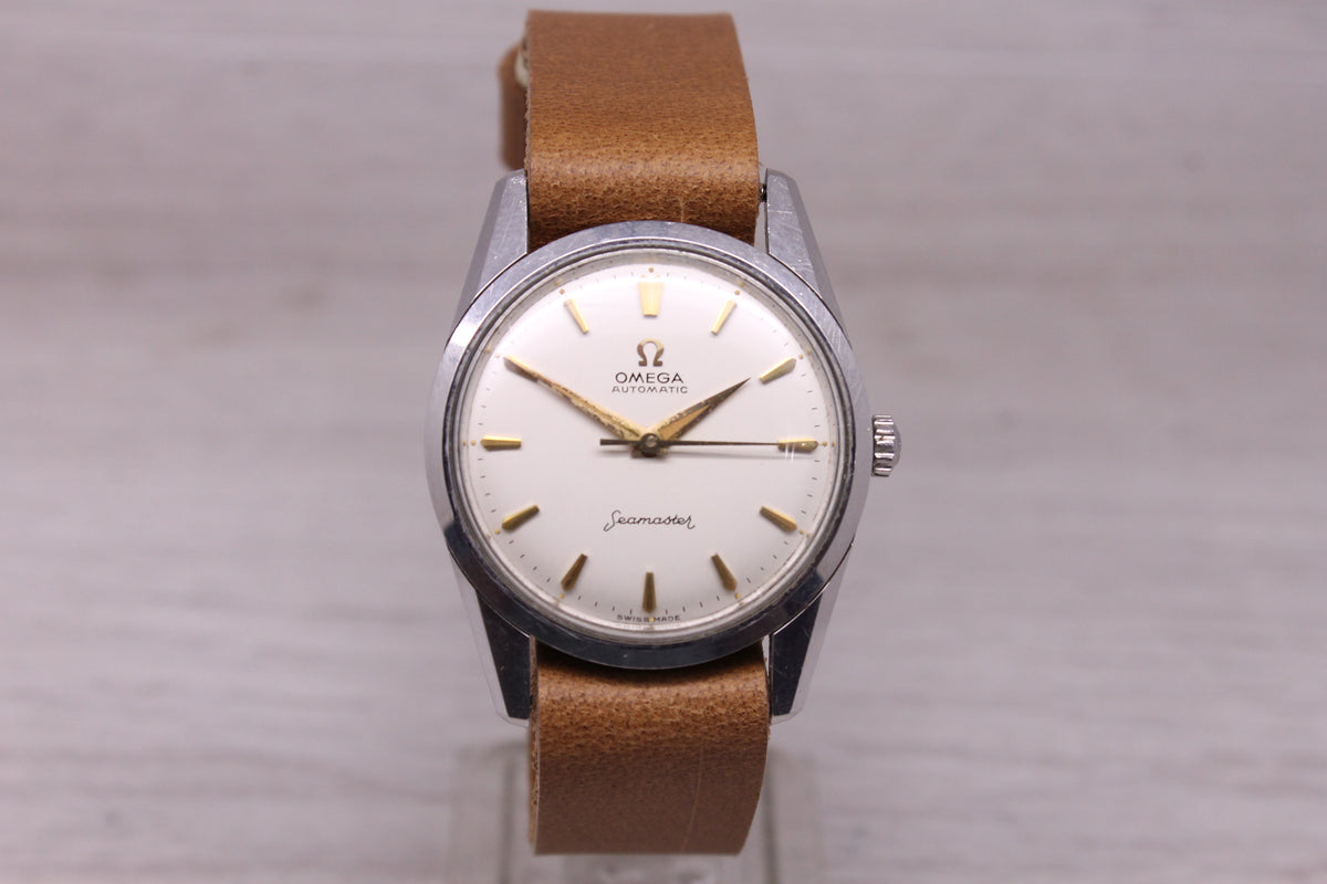 Vintage c.1960 Omega Seamaster ref.14700 33.5mm Steel Automatic Watch Original