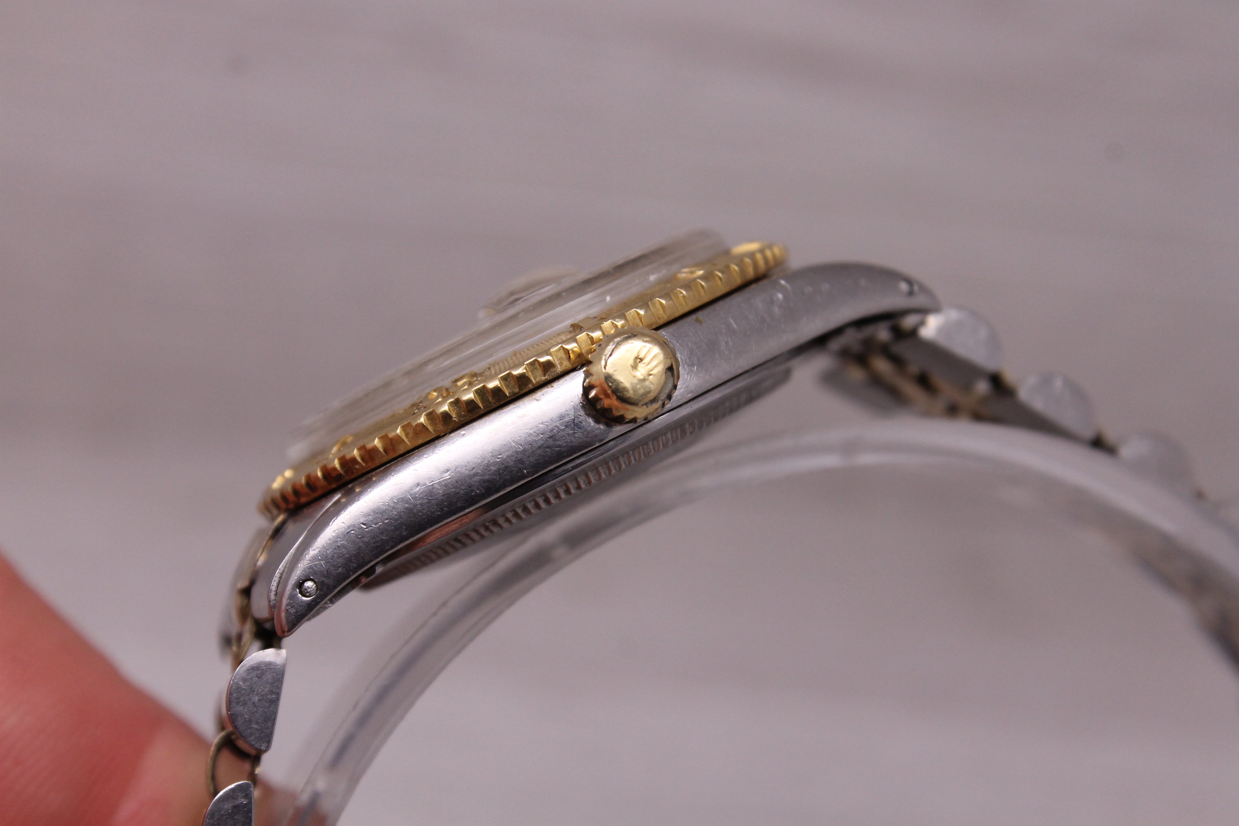 Vintage 1966 Rolex Datejust Turn-O-Graph Mens 14k & Steel 36mm Watch Original
