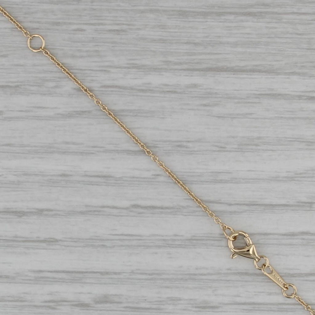 New Small Diamond Cross Pendant Necklace 14k Yellow Gold Cable Chain 16" 18"