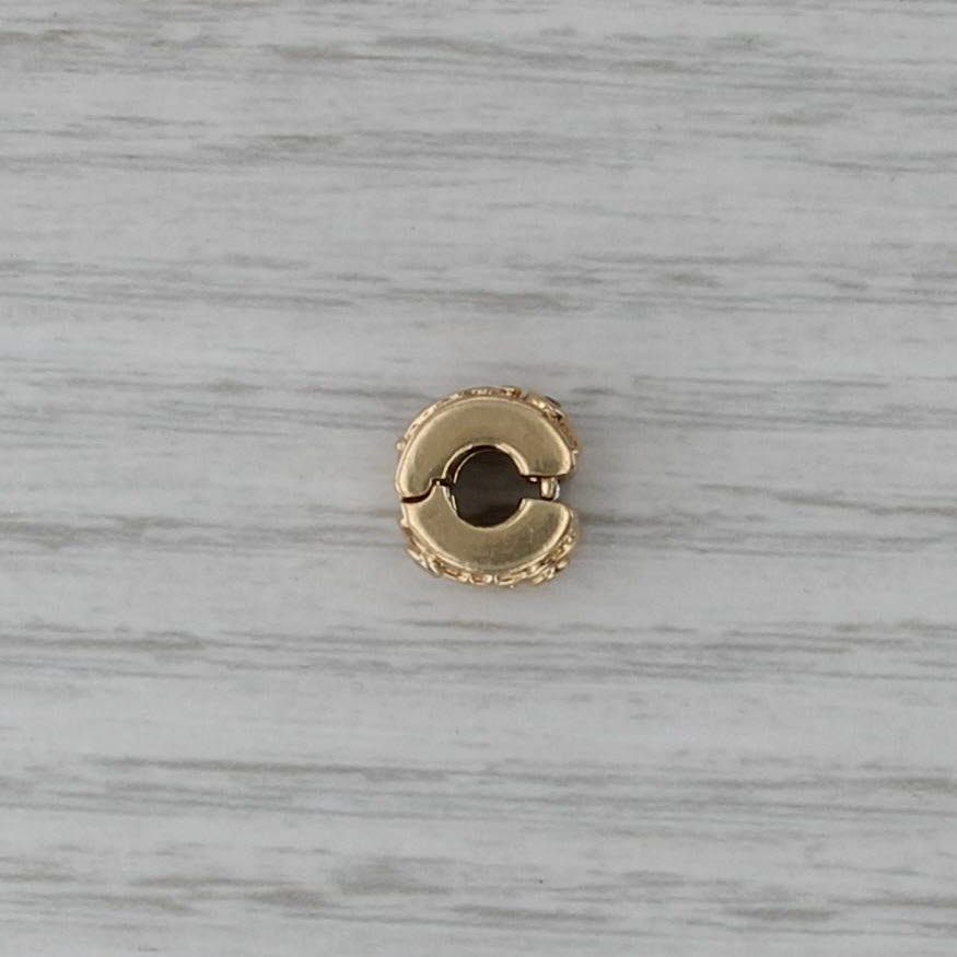 Pandora Babbling Brook Clip 750418D 14k Yellow Gold Diamond Charm