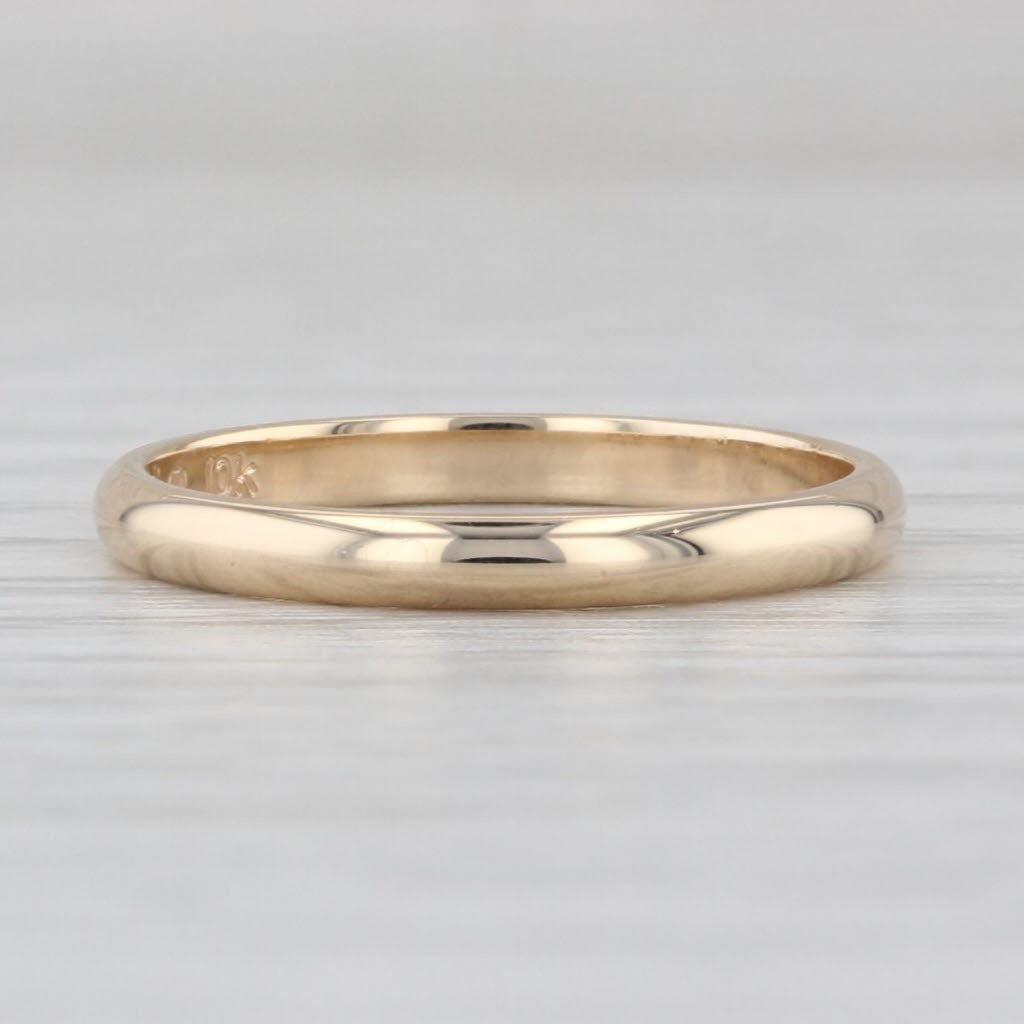 Classic Gold Wedding Band 10k Yellow Gold Size 5 Ring