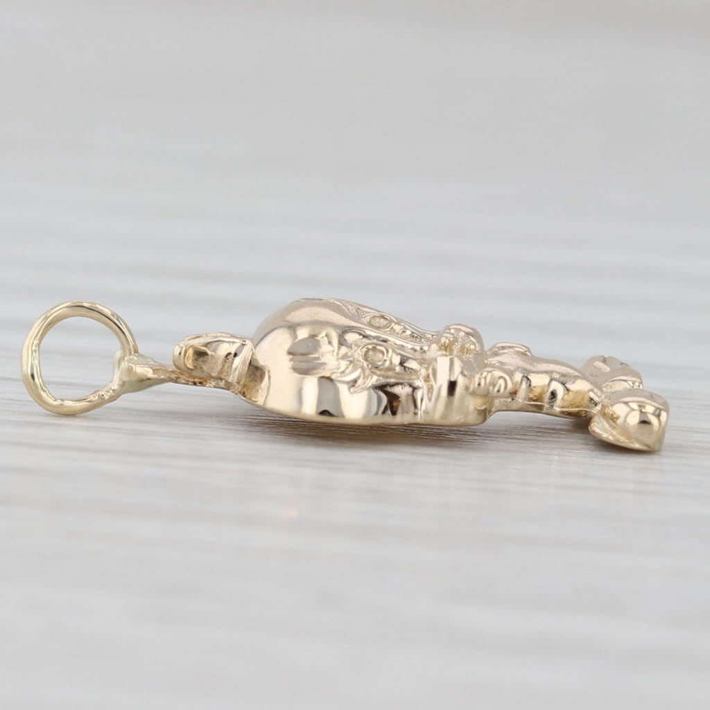 Tweety Bird Pendant 14k Yellow Gold Warner Brothers Cartoon Souvenir Charm