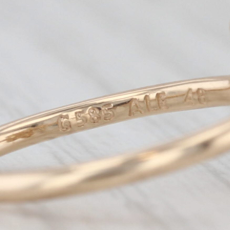 Pandora Lace Botanique 1501582CZ Flower Ring 14k Yellow Gold