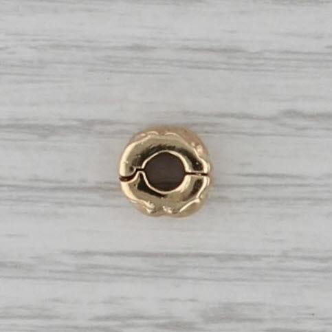 Authentic Pandora Heart Clip Bead Charm 14k Gold 750243 ALE