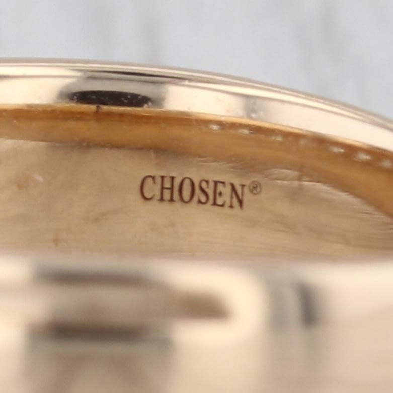 0.42ctw Diamond Men's Wedding Band 14k Yellow Gold Size 9.75-10 Ring