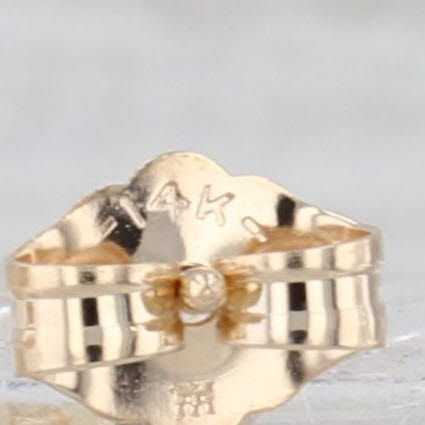 Diamond Stud Earrings 14k Yellow Gold Studs
