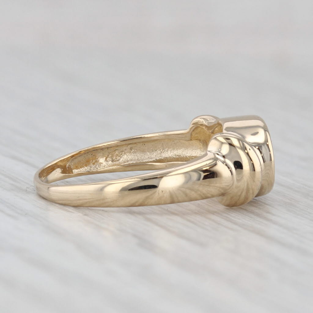 0.90ct Citrine Oval Solitaire Ring 14k Yellow Gold Size 6.25