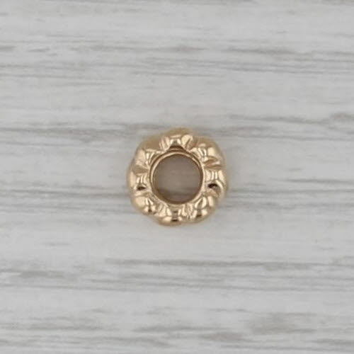 Authentic Pandora Small Hearts Spacer Bead Charm 14k Yellow Gold 750203