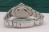 2023 Rolex Yachtmaster 37mm Rhodium 268622 Steel Platinum Watch Unworn Box Card