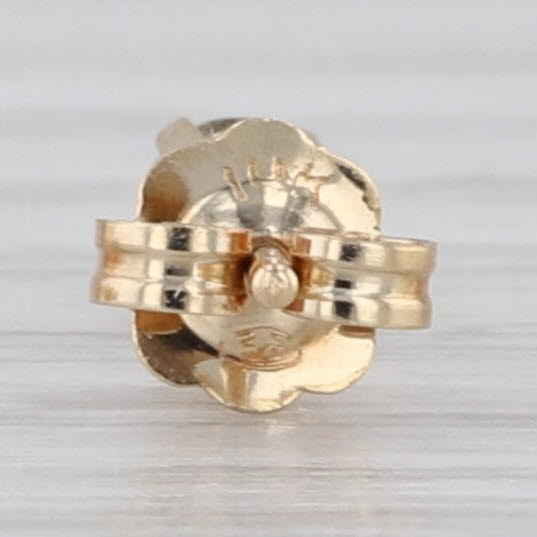 0.23ctw Small Diamond Stud Earrings 14k Gold Round Solitaire Studs Screw Back