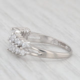 0.81ctw Cubic Zirconia Ring Sterling Silver Size 6.25