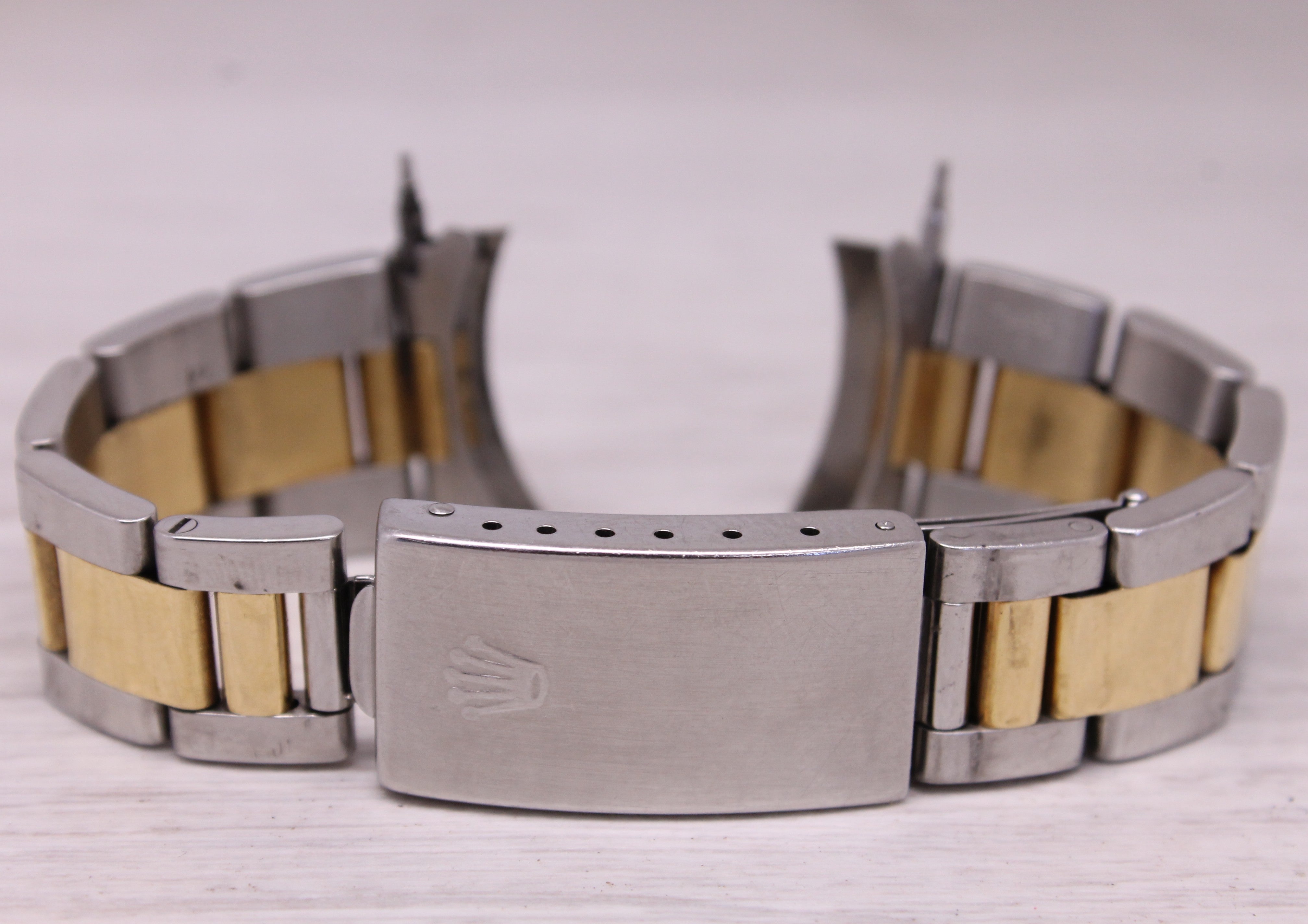 Vintage 1995 Rolex Steel & 18k Gold Oyster Bracelet 78353-19 Watch Bracelet Band