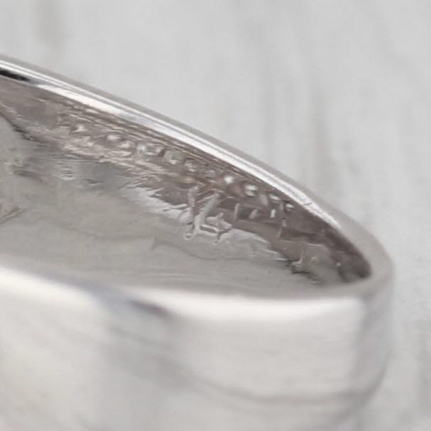 0.44ctw Diamonds 14k White Gold Size 6.5 Anniversary Wedding Band