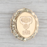 Richard Glatter Opal Cabochon Slide Bracelet Charm 14k Yellow Gold Vintage