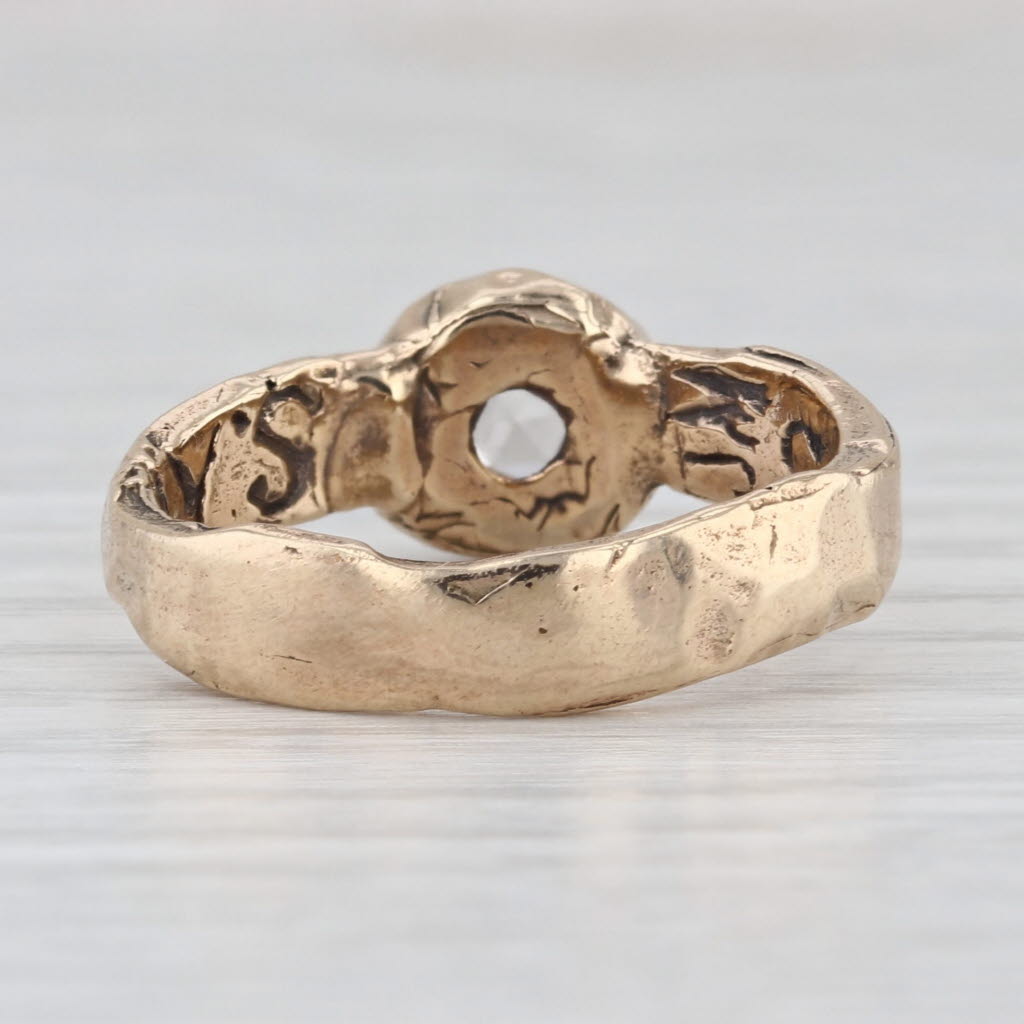 Jes Maharry Always Love 0.20ct Diamond Solitaire Engagement Ring 14k Gold Size 8