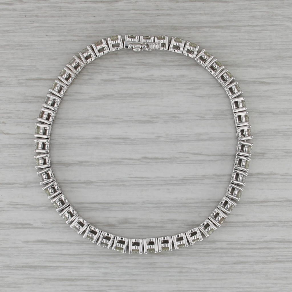 8ctw Diamond Tennis Bracelet 14k White Gold 6.75" 4.3mm