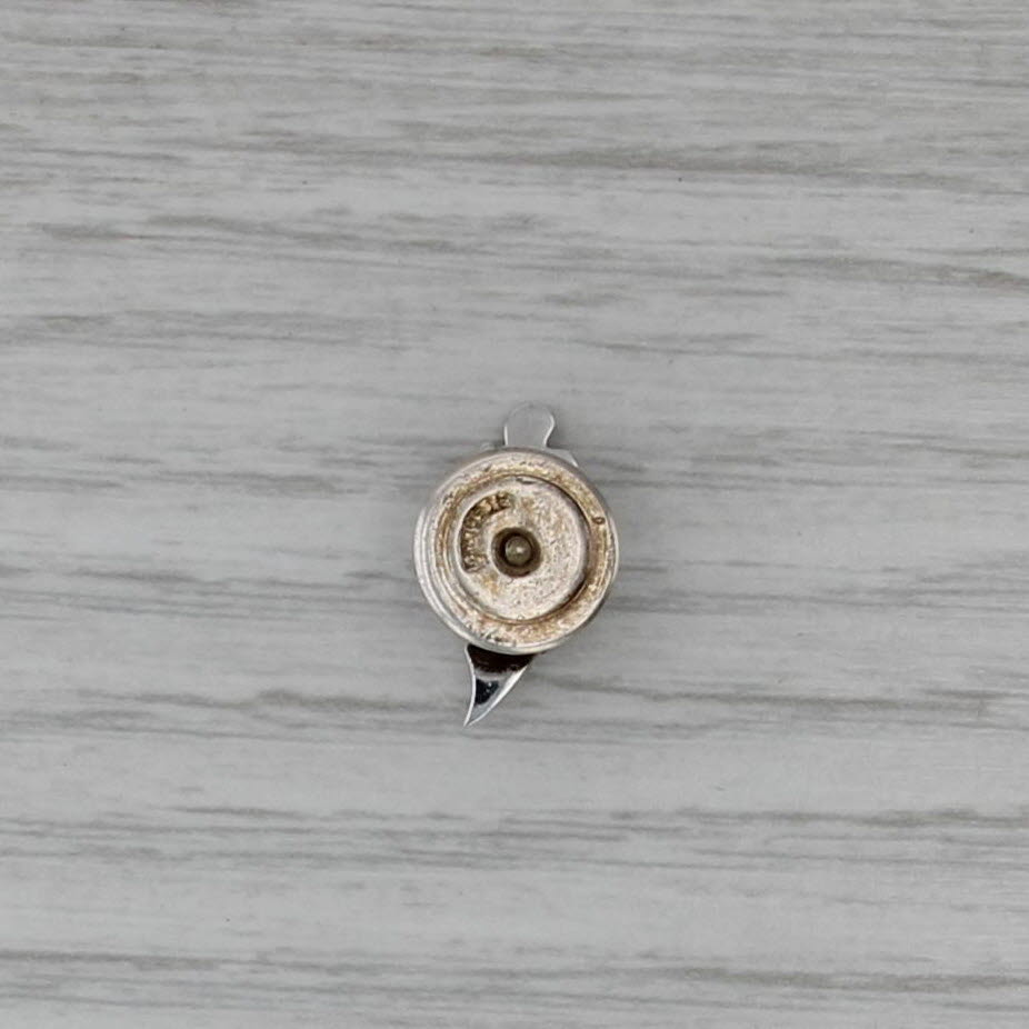Vintage Shriners Lapel Pin 14k White Gold Diamond Vintage Masonic