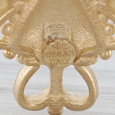 Irish Claddagh Celtic Knot Band Ring 14k Yellow Gold Size 6