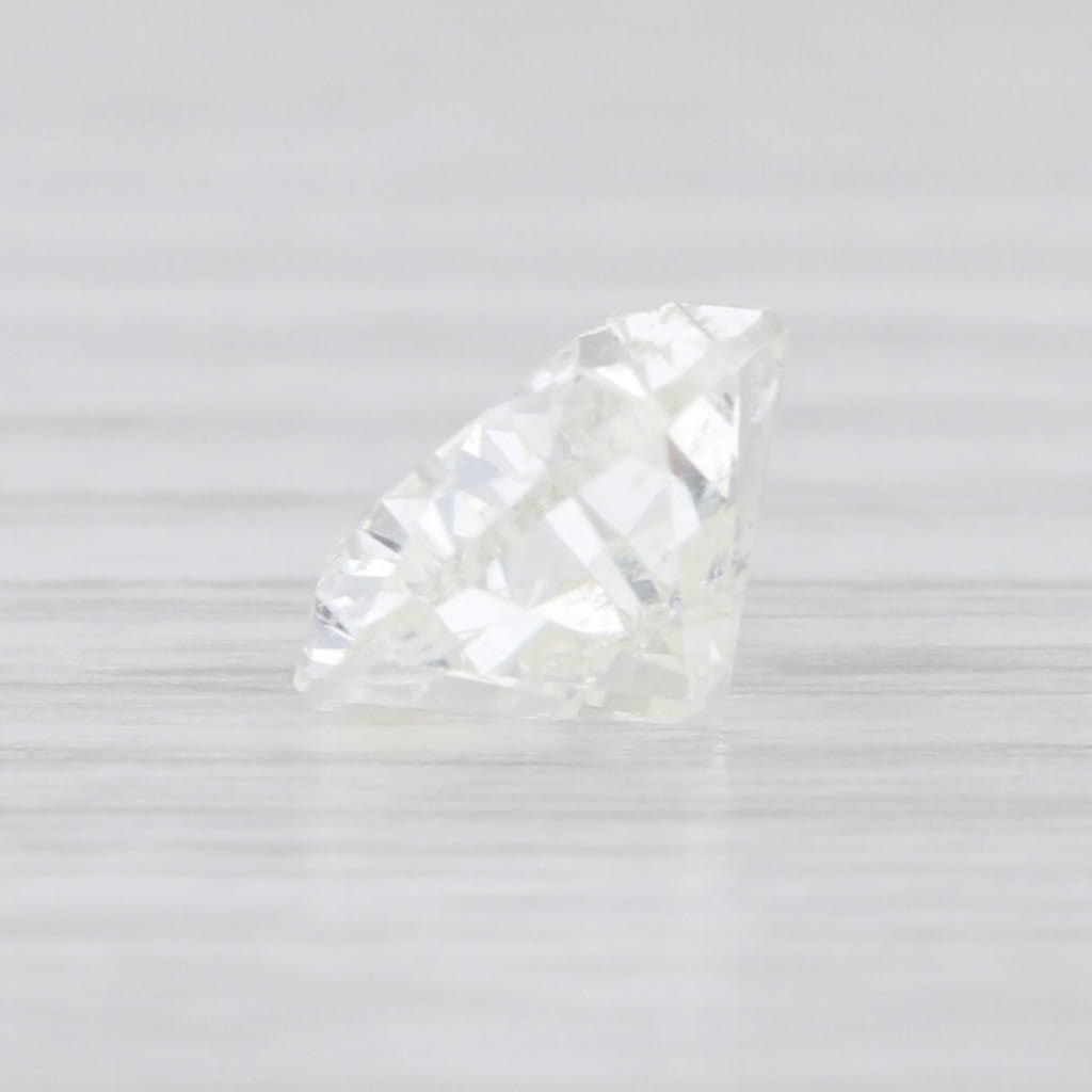 GIA Graded Loose 4.09ct Pear Diamond Solitaire J I2 for Setting