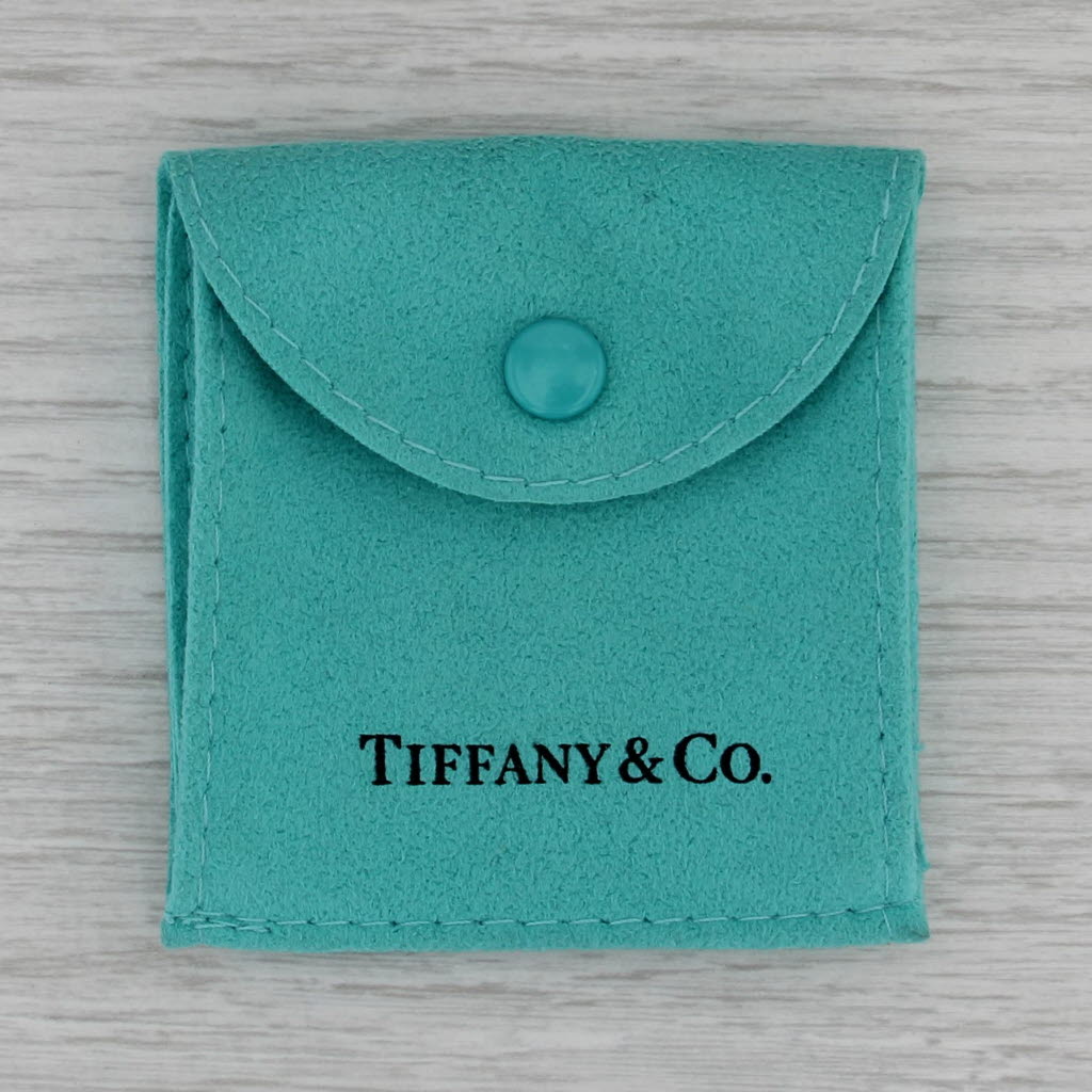 Engravable Tiffany Heart ID Tag Charm Bracelet Sterling Silver 7" Cable Chain