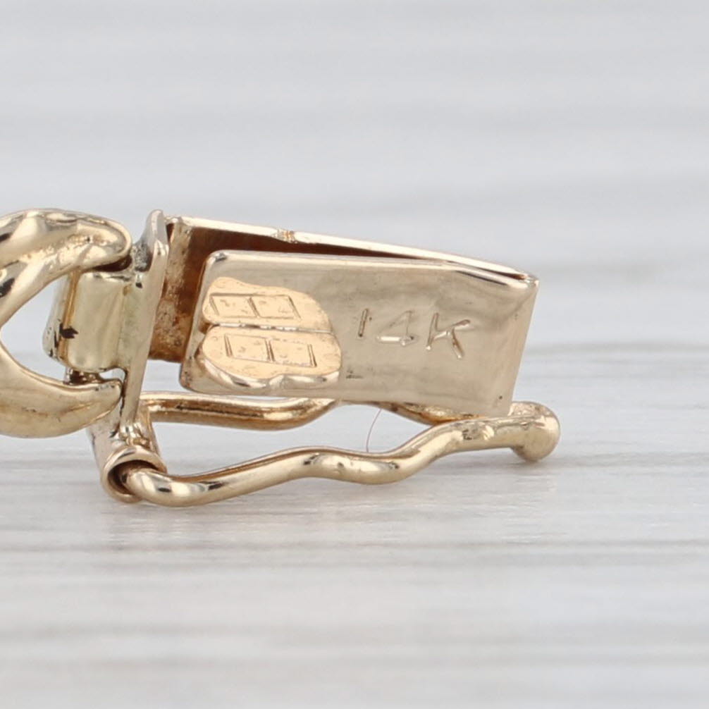 4.84ctw Ruby Sapphire Emerald Flower Tennis Bracelet 14k Yellow Gold 7"