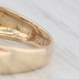 0.44ctw Oval Emerald Diamond Halo Ring 10k Yellow Gold Size 7.25