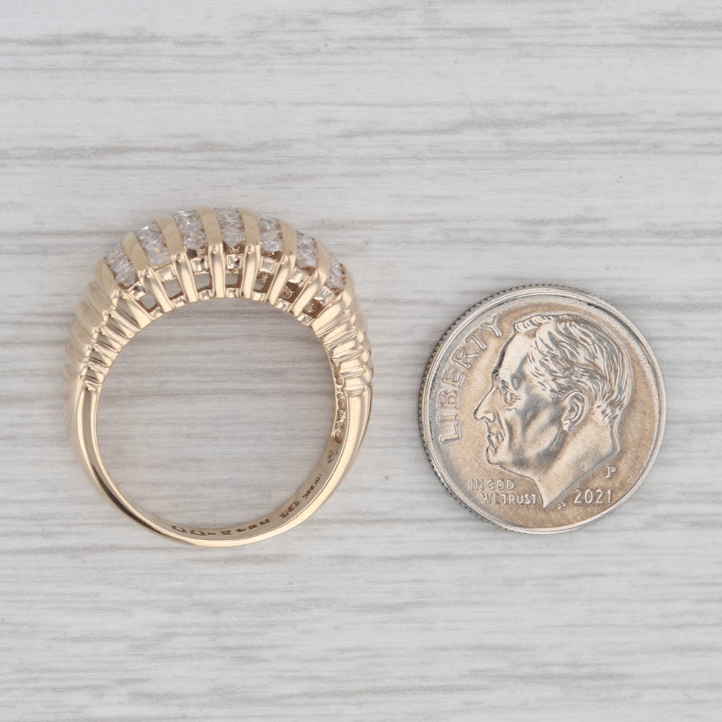 Gray 1ctw Diamond Ring 10k Yellow Gold Size 7.25