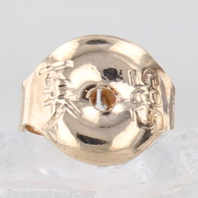 Lab Created Pearl Opal Diamond Stud Earrings 14k Yellow Gold Teardrop Studs