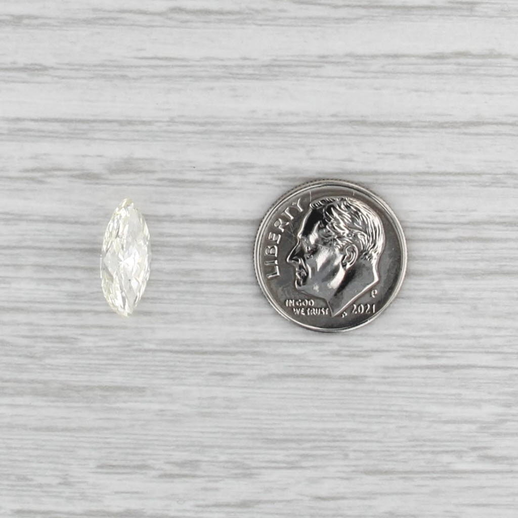 EGL USA 2.88ct Loose Diamond Marquise Solitaire 7.5 x 13.7mm Custom Jewelry