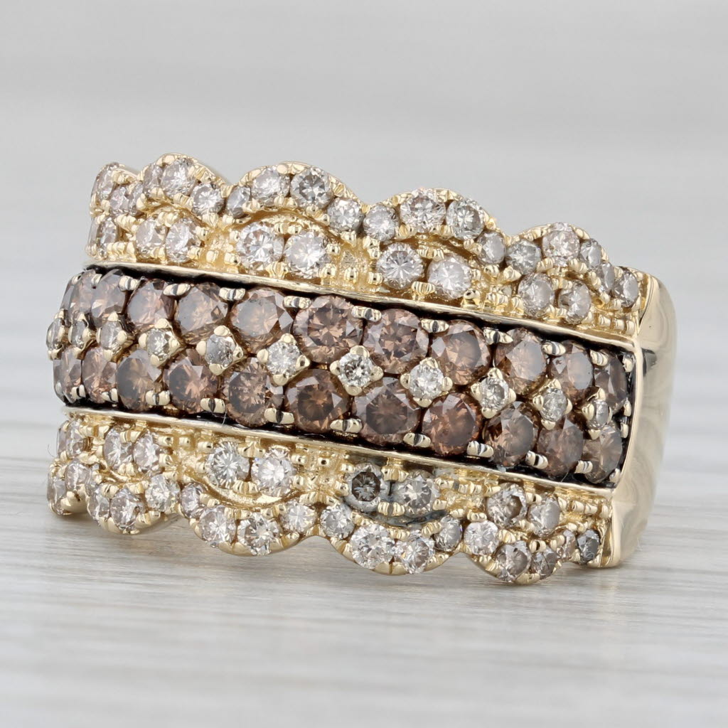 Gray Le Vian 1.20ctw Champagne Diamond Ring 14k Yellow Gold Size 7.25