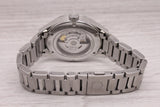 Tag Heuer Carrera 41mm Steel Mens Automatic Watch Calibre 5 w Box Card Bracelet
