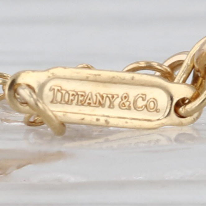 Tiffany Gehry Rope Chain Necklace 18k Yellow Gold 18" 1.4mm