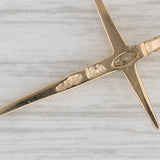 0.10ct Diamond Solitaire Cross Pendant 14k Yellow Gold