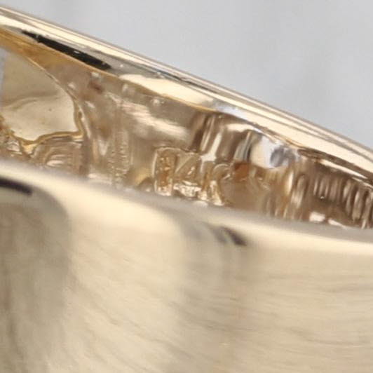 0.40ctw Diamond Flower Engagement Ring 14k Yellow Gold Size 5-5.25