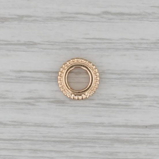 Authentic Pandora 750224 Sun Spacer Charm 14k Gold Retired Bead