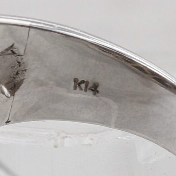 3ctw Tanzanite Diamond Halo Ring 14k White Gold Size 9 Men's