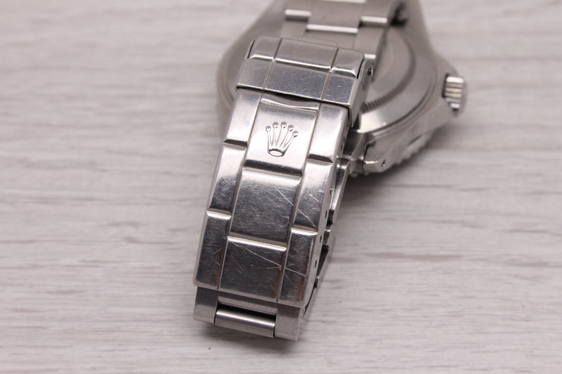 Gray Vintage 1991 Rolex Submariner 16610 Mens 40mm Steel Divers Watch w Box Hang Tag