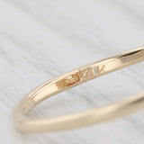 Light Gray 0.60ctw Garnet Diamond Ring 14k Yellow Gold Size 6.5