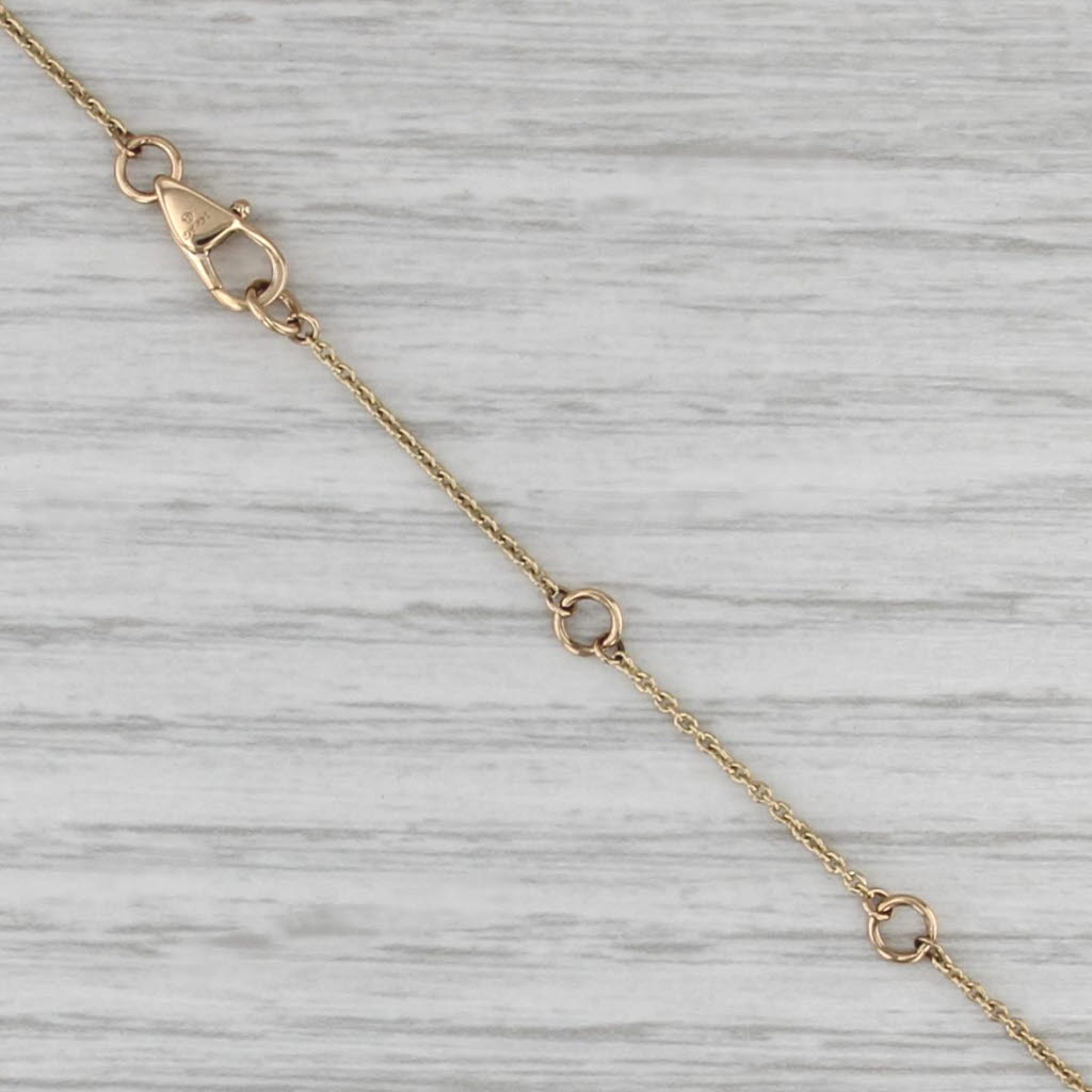 0.15ctw Diamond Halo Pink Opal Pendant Necklace 14k Gold 16" 17" 18" Cable Chain