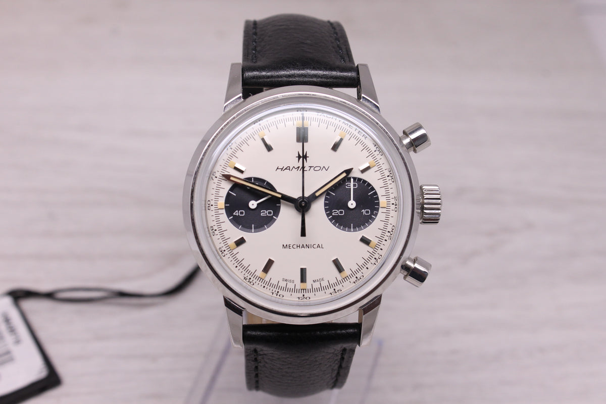 Hamilton Intra-Matic Chronograph 40mm Mens MINT Mechanical Watch Swiss H38429710
