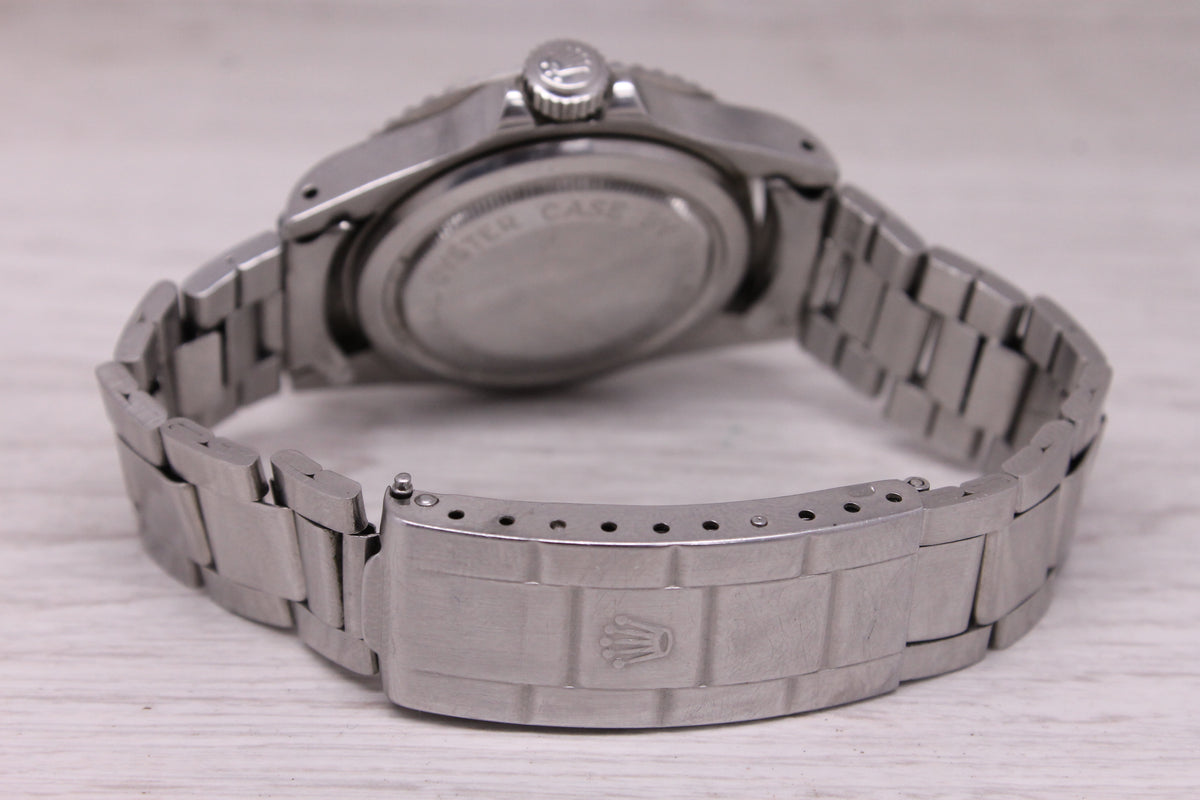 Vintage c1978 Tudor Submariner Blue Snowflake 94110 Mens Divers Watch Rolex 9315