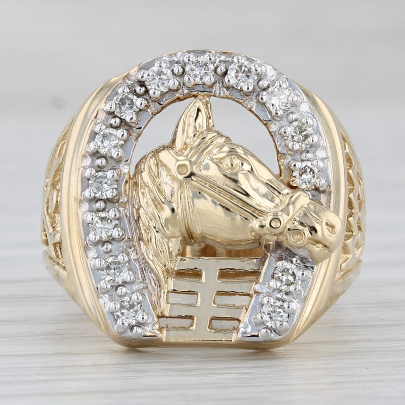 203jewelry Eternity Horseshoe Ring Type1-