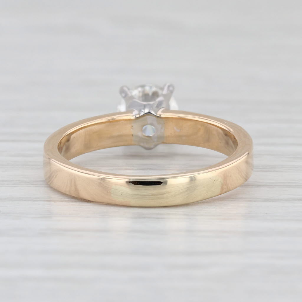 GIA 1.07ct VS2 H Diamond Solitaire Engagement Ring 18k Gold Size 8.25-8.5