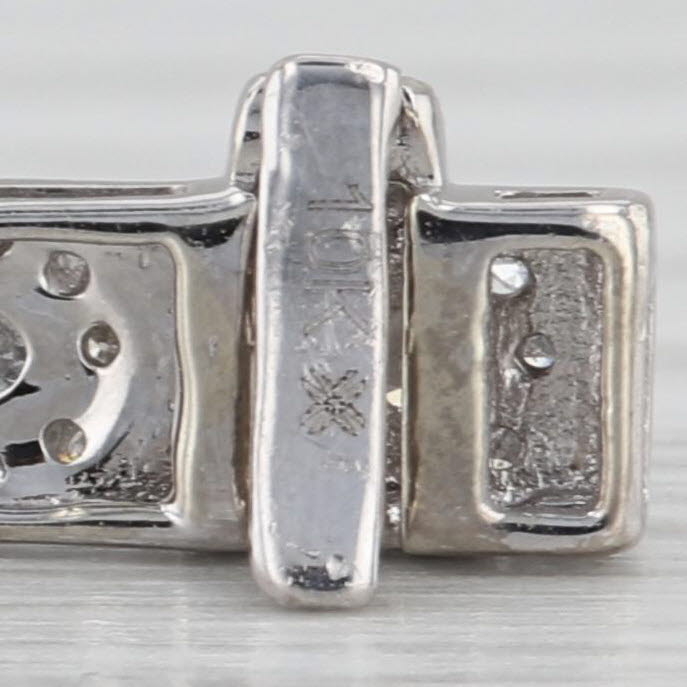 4.40ctw Diamond Tennis Bracelet 10k White Gold 7" 4.6mm